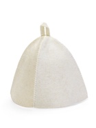 Шапка для бани и сауны, с принтом «С Новым Годом», полиэфир 70%, шерсть 30%, серая, «Банная забава» - Фото 6