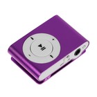 MP3-плеер LuazON LMP-03, АКБ, MicroSD, MiniUSB 5pin, наушники вакуумные, фиолетовый - Фото 2
