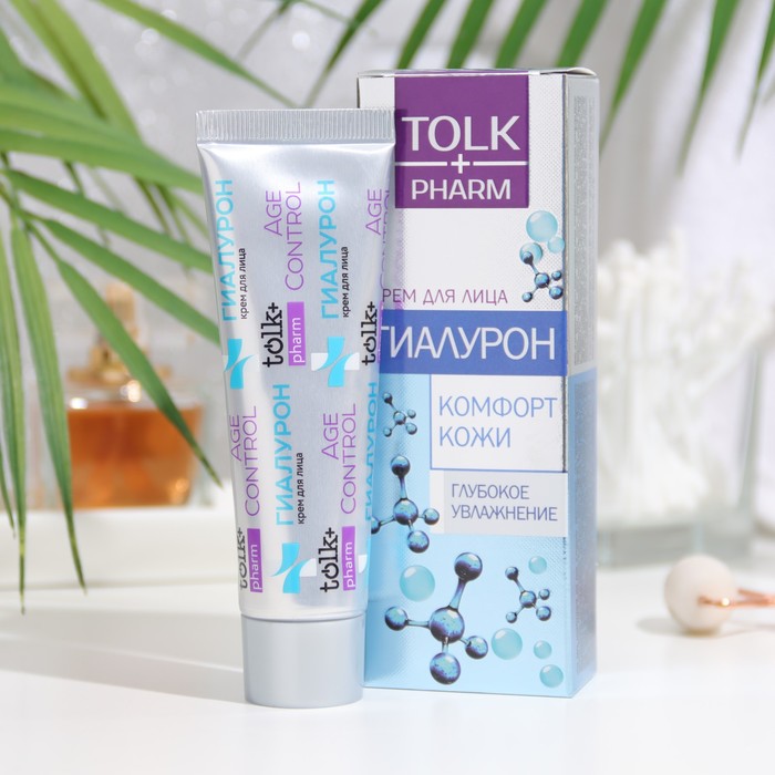 Крем для лица TOLK, с гиалуроновой кислотой, 40 мл - Фото 1