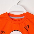 Комплект: футболка и шорты KAFTAN "Монстр" р.34 (122-128), оранжевый, серый - Фото 6