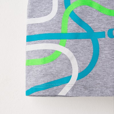 Комплект: футболка и шорты KAFTAN "Дрифт" р.30 (98-104), чёрный, серый