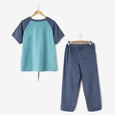 Комплект женский (футболка, бриджи), цвет МИКС, размер 56