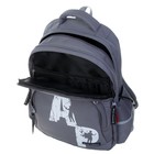 Рюкзак школьный Bruno Visconti, 40 х 30 х 16 см, эргономичная спинка, RAP, серый - Фото 9