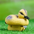 Водоплавающая садовая фигура "Утенок" 13х7х7,5см полипропилен - Фото 5