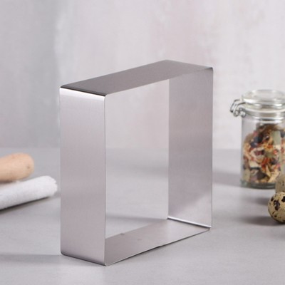 Форма для выпечки и выкладки "Квадрат", H-5 см, 15 х 15 см