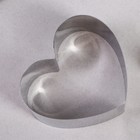 Форма для выпечки и выкладки "Сердце", H-5 см, 10 х 10 см - Фото 2