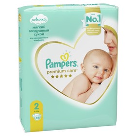 

Подгузники Pampers Premium Care Mini (4-8 кг), 66 шт