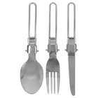 Набор туристической посуды maclay: 2 кастрюли, вилка, ложка, нож - Фото 13