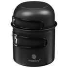 Набор туристической посуды maclay: 2 кастрюли, вилка, ложка, нож - Фото 8