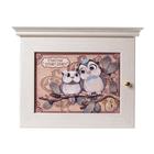 Ключница "Две совы" 20х26 см выбеленный дуб - Фото 7