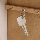 Ключница "Две совы" 20х26 см выбеленный дуб - Фото 5