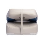 Кресло складное алюминиевое с мягкими накладками, серый/синий - Фото 9