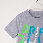 Комплект: футболка и шорты KAFTAN "Дрифт" р.28 (86-92), чёрный, серый - фото 43097754