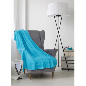Плед «Экономь и Я» Голубой 150×130 см, пл. 160 г/м², 100% п/э