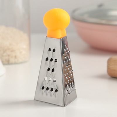 Тёрка трёхгранная «Пирамидка Мини», 9×4 см, цвет МИКС