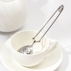 Ситечко для чая Доляна «Сердце», 15.5 см, нержавеющая сталь, серебристое - Фото 4