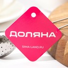 Ситечко для чая Доляна «Сердце», 15.5 см, нержавеющая сталь, серебристое - Фото 5