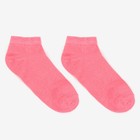 Набор женских носков (5 пар), цвет синий, розовый, лайм, белый, голубой, размер 23-25 - Фото 2