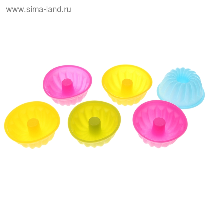 Форма силиконовая для выпечки «Немецкий кекс. Заварное печенье», цвет МИКС - Фото 1