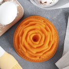 Форма силиконовая для выпечки Доляна «Роза», 11×4 см, цвет МИКС - Фото 2