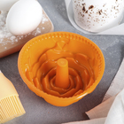 Форма силиконовая для выпечки Доляна «Роза», 11×4 см, цвет МИКС - Фото 3