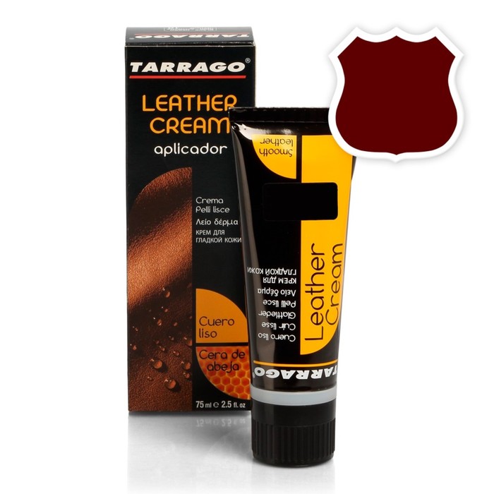 Крем для обуви Tarrago Leather Cream 011, цвет бордо, 75 мл - фото 1909936110