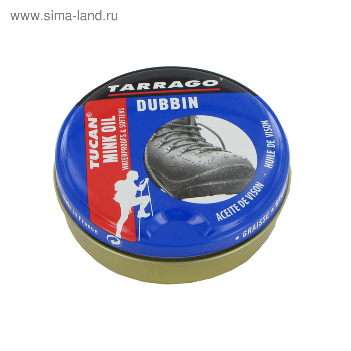 Крем-пропитка для спортивной и туристической обуви Tarrago Tucan Mink Oil, бесцветный, 100 мл - Фото 1