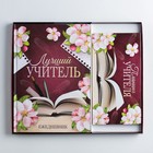 Подарочный набор «Учителю: Для лучшего учителя»: ежедневник А5, 80 листов и планинг 50 листов 4193962 - фото 12357450