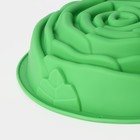 Форма для выпечки Доляна «Роза», силикон, 21×9 см, цвет МИКС - Фото 5