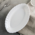 Блюдо овальное Trianon, 22×13,6 см, цвет белый - Фото 1