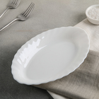 Блюдо овальное Trianon, 22×13,6 см, цвет белый - Фото 3
