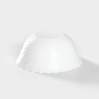 Салатник стеклокерамический Trianon, 990 мл, d=18 см, цвет белый - Фото 3