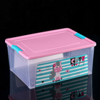 Контейнер с декором Pet Shop 7,9 л "Smart Box", цвет МИКС - Фото 1