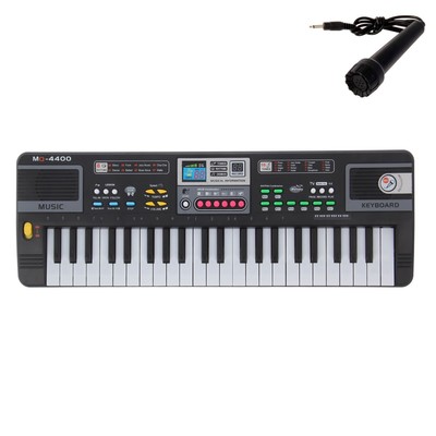 Синтезатор «Модная музыка», с микрофоном, 44 клавиши, в ПАКЕТЕ