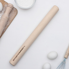 Скалка «Хозяюшка», без ручек, берёза, 40,5×3,2×3,2 см - Фото 1