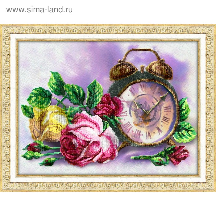 Набор для вышивания бисером Паутинка «Розовый час» - Фото 1