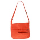Сумка молодежная 1 отдел, 3 кармана, регулируемый ремень, оранжевая - Фото 1