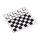 Шашки, настольная игра «Два пингвина», 24 шт., мягкое поле 29×29 см - Фото 2