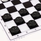 Шашки, настольная игра «Два пингвина», 24 шт., мягкое поле 29×29 см - Фото 3