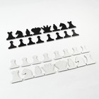 Фигуры для демонстрационных шахмат, король h=6.3 см, пешка h=5.5 см - Фото 2