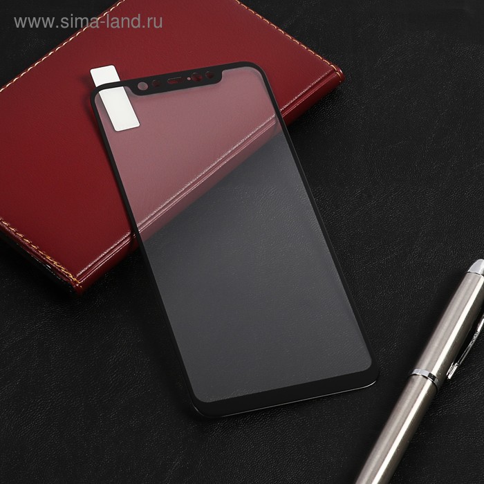 Защитное стекло CaseGuru для Xiaomi Mi8, 0.33 мм, черное - Фото 1