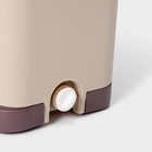 Швабра с отжимом и ведро Доляна, швабра плоская, ведро с отсеками для полоскания и отжима 8 л, запасная насадка из микрофибры, МИКС - Фото 5