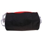 сумка спортивная черная с вставками 45780 24*42*22см, 1отд+бок карман+ регул ремень - Фото 3