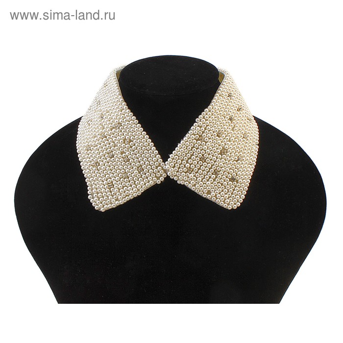 Накладной воротничок «Шарм», цвет бежевый - Фото 1