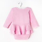 Боди с юбкой «ПРИНЦЕСА», розовый, рост 68 см - Фото 5