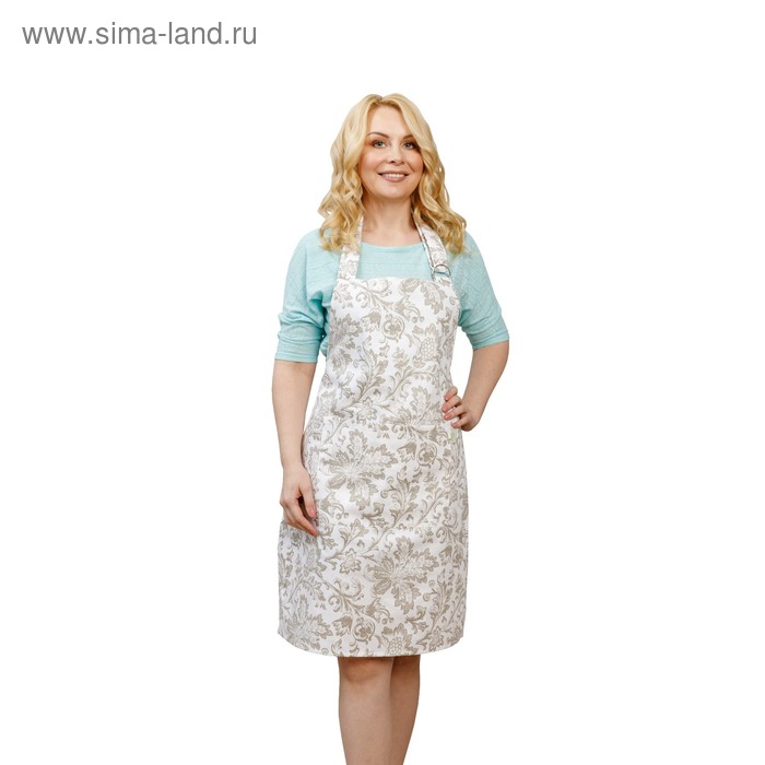 Фартук взрослый прямой, длина 80 см, ширина 65 см - Фото 1