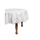 Скатерть круглая с оборкой «Золото», диаметр 185 см - Фото 2