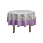 Скатерть круглая с оборкой «Лаванда», диаметр 185 см - Фото 2