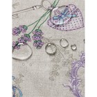 Скатерть круглая с оборкой «Лаванда», диаметр 185 см - Фото 3