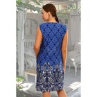 Платье женское домашнее, цвет синий, размер 56 - Фото 2